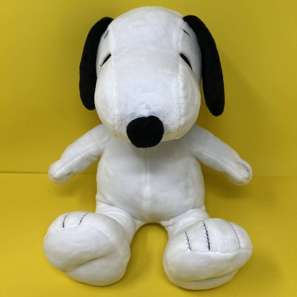 Kohl's Cares Peanuts Gang "Snoopy" Dog White Plush Stuffed 13in. Stuffed Animal.